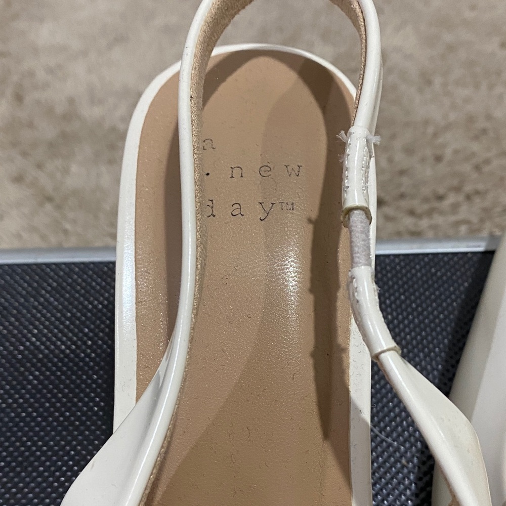 a new day Cream Pointed Slingback Heels - Picture 4 of 4